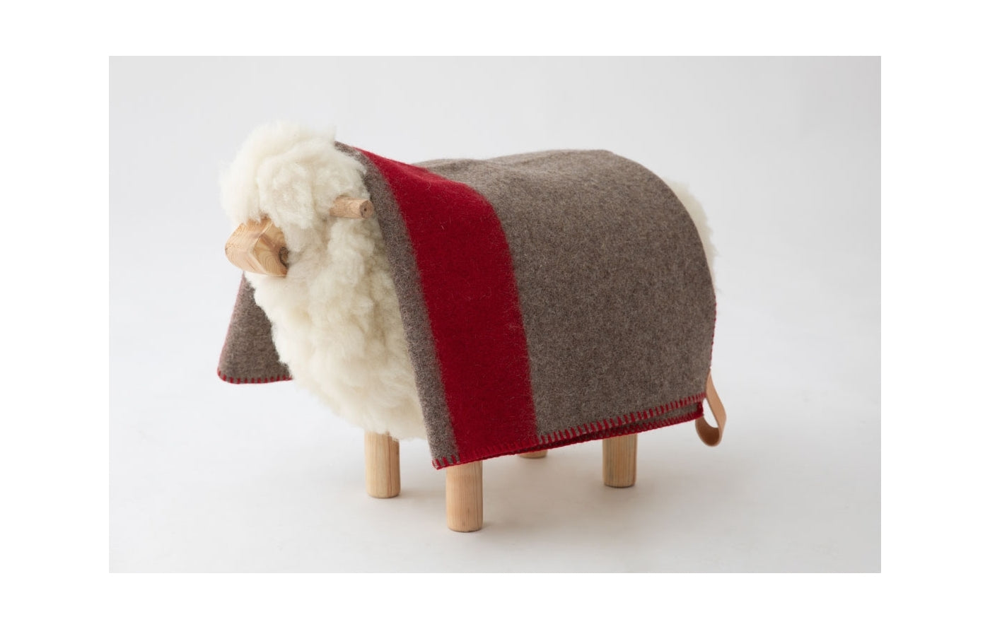 2.8-duepuntootto-Hundedecke-ANSEL-RecycelteWoole-Natural-Red