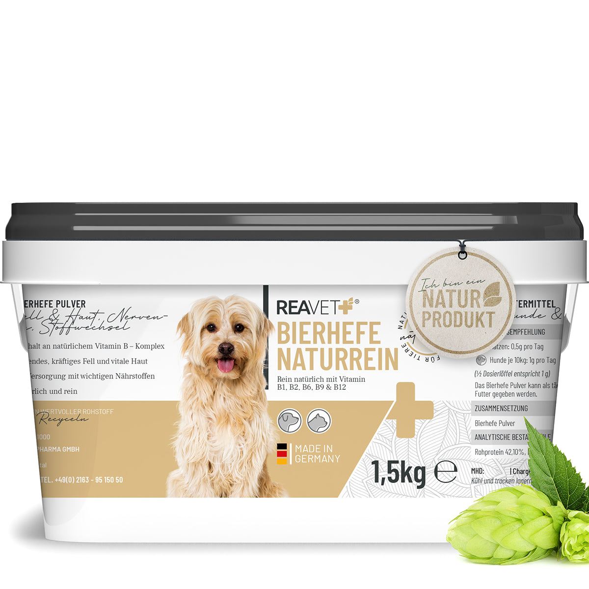 ReaVet-Bierhefe-Naturrein-1,5kg