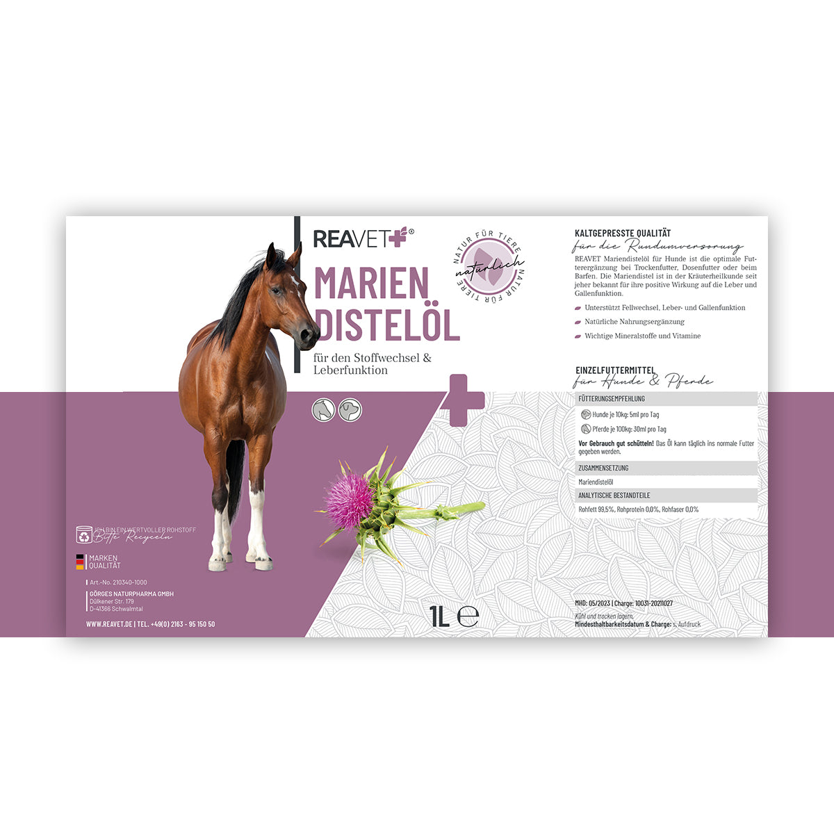 ReaVet-Mariendistelöl-1L-Etikett