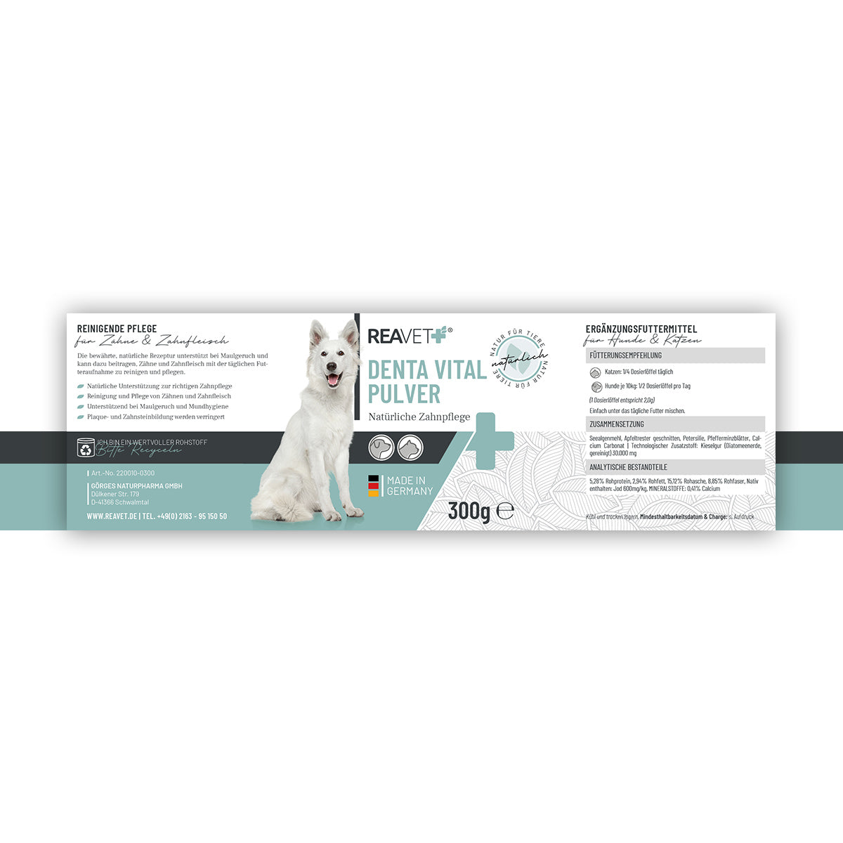 ReaVet-Denta-Vital-Pulver-300g-Etikett