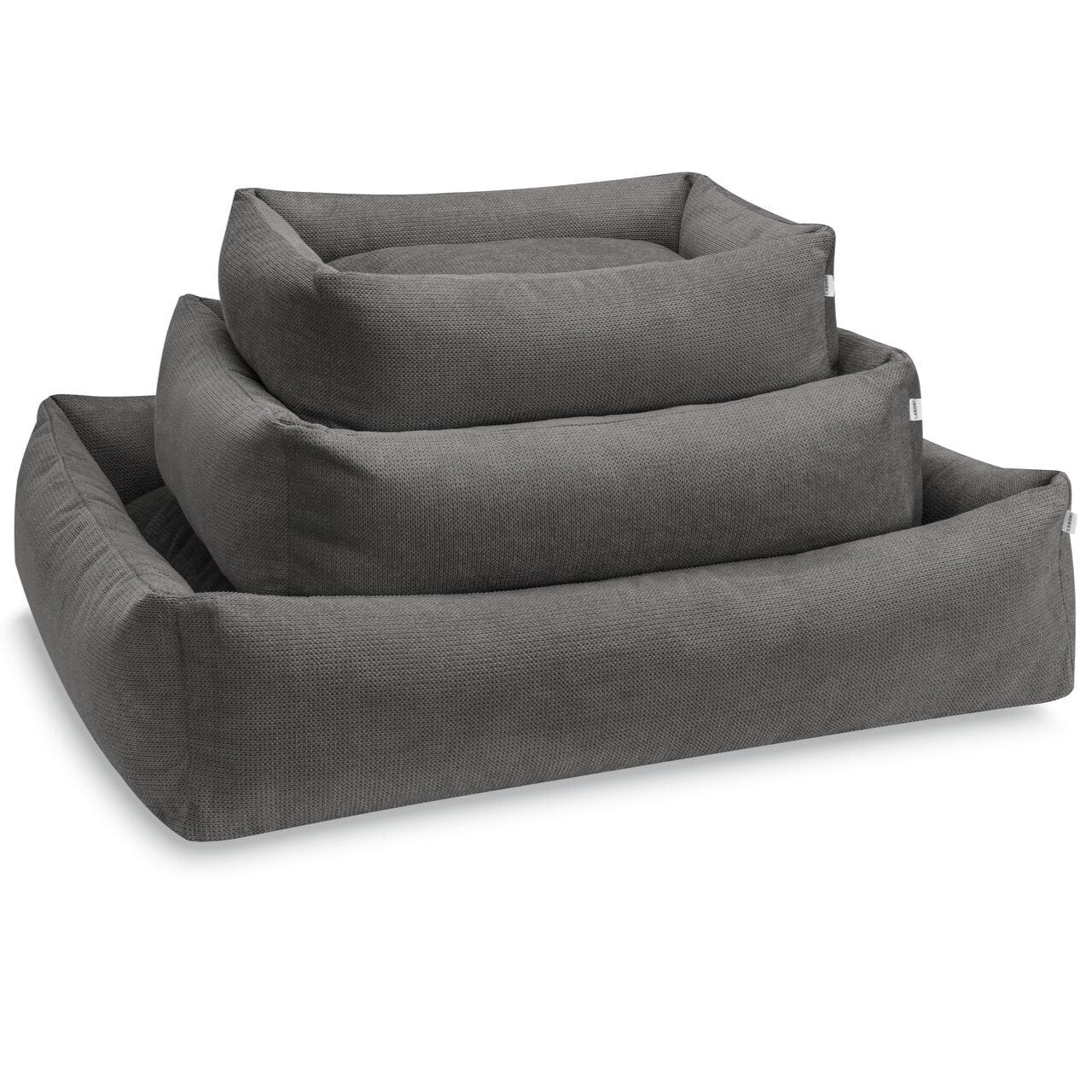 Laboni-Classic-Hundebett-Tudor-Anthrazit-alle-Größen