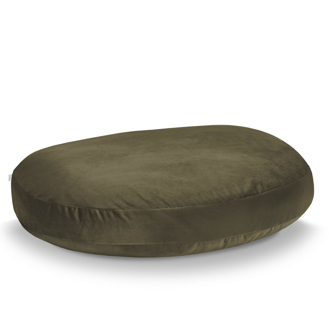 Hundekissen-Luna-Lounge-Oxford-Laboni-Olive-einzeln