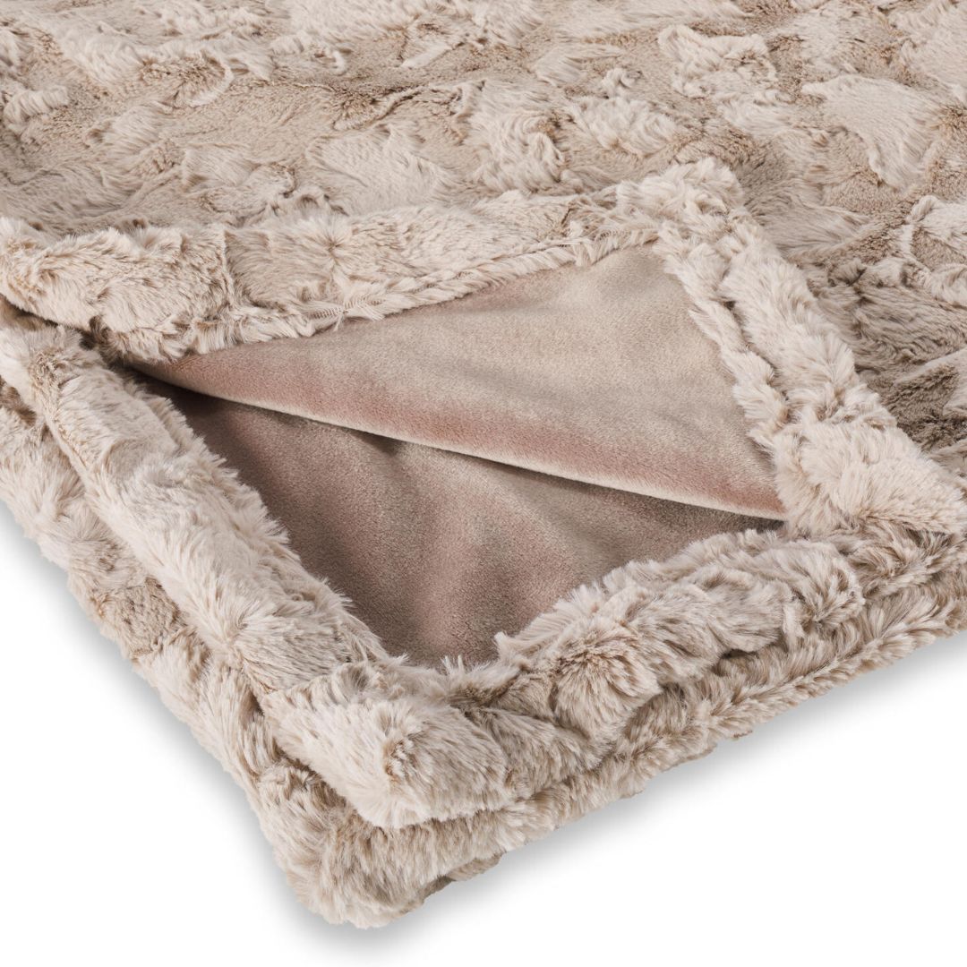 Laboni-Hundedecke-Cozy-Beige-Detail