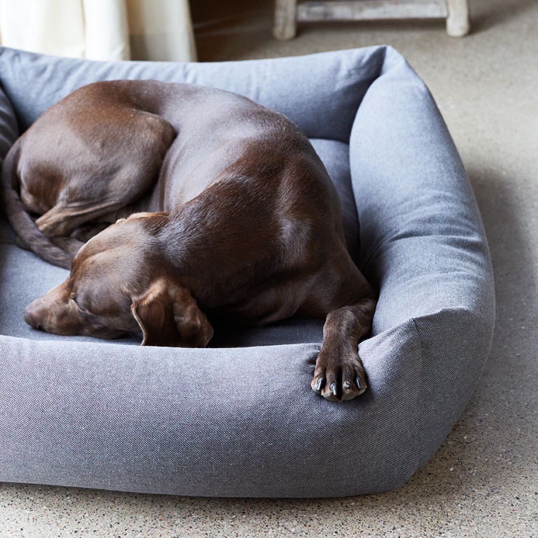 Hundebett Sleepy Deluxe Tweed Taupe