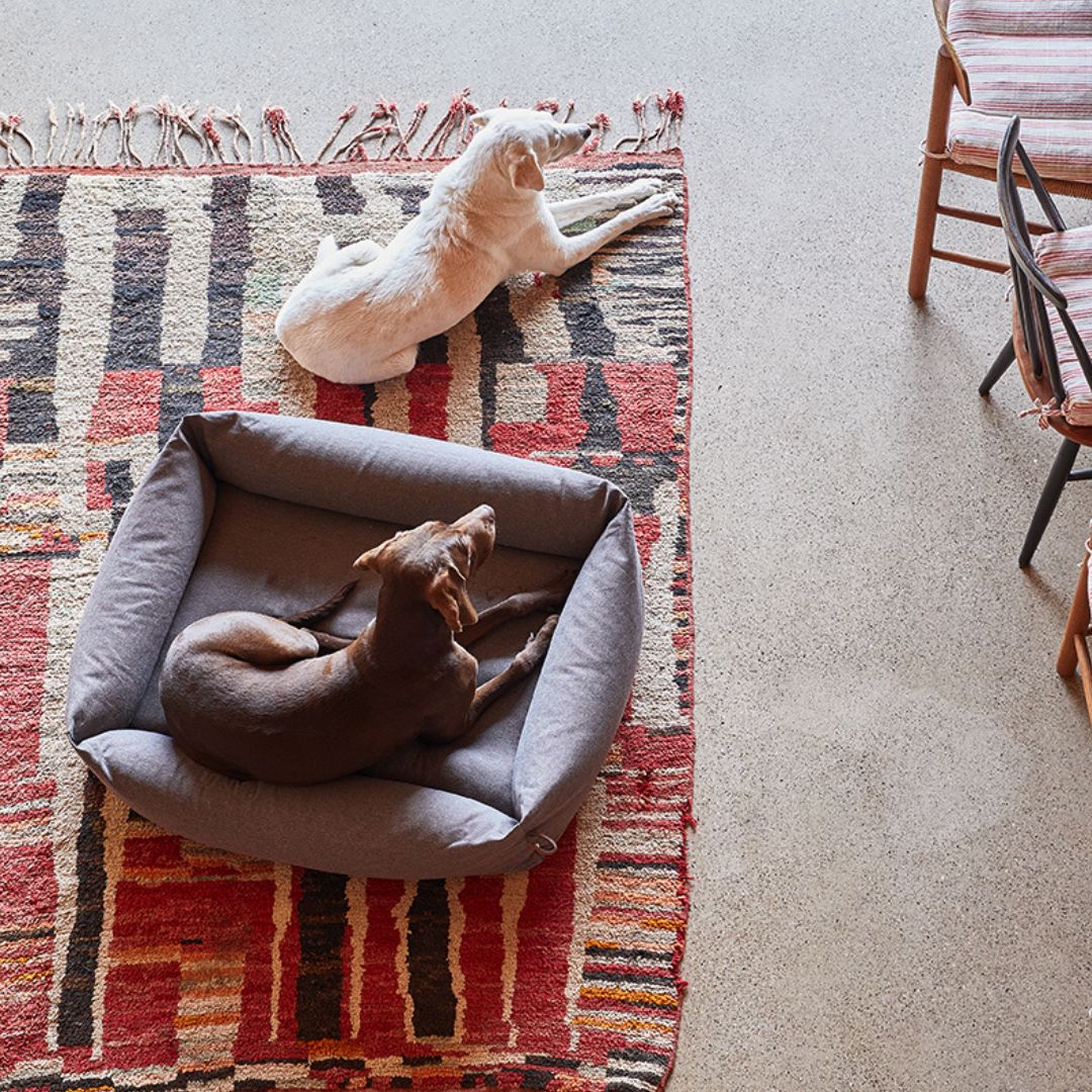 Hundebett Sleepy Deluxe Tweed Taupe