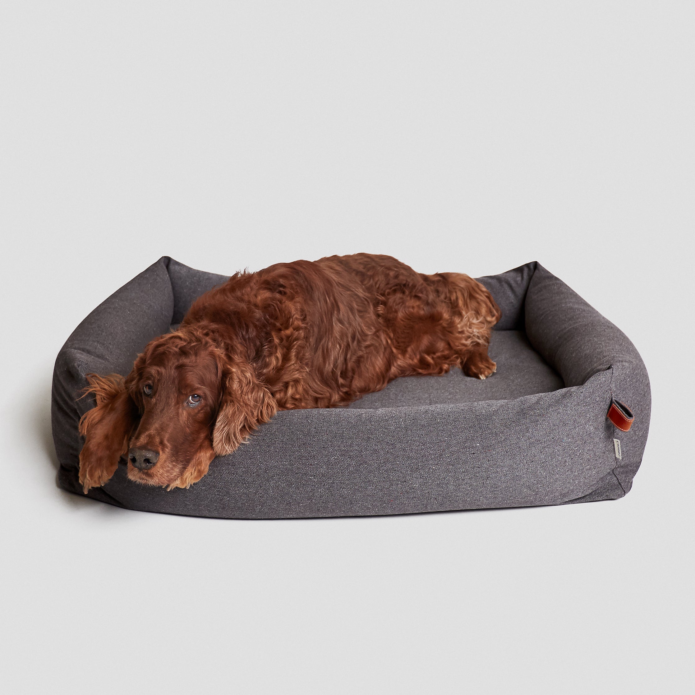 Hundebett Sleepy Deluxe Tweed Taupe