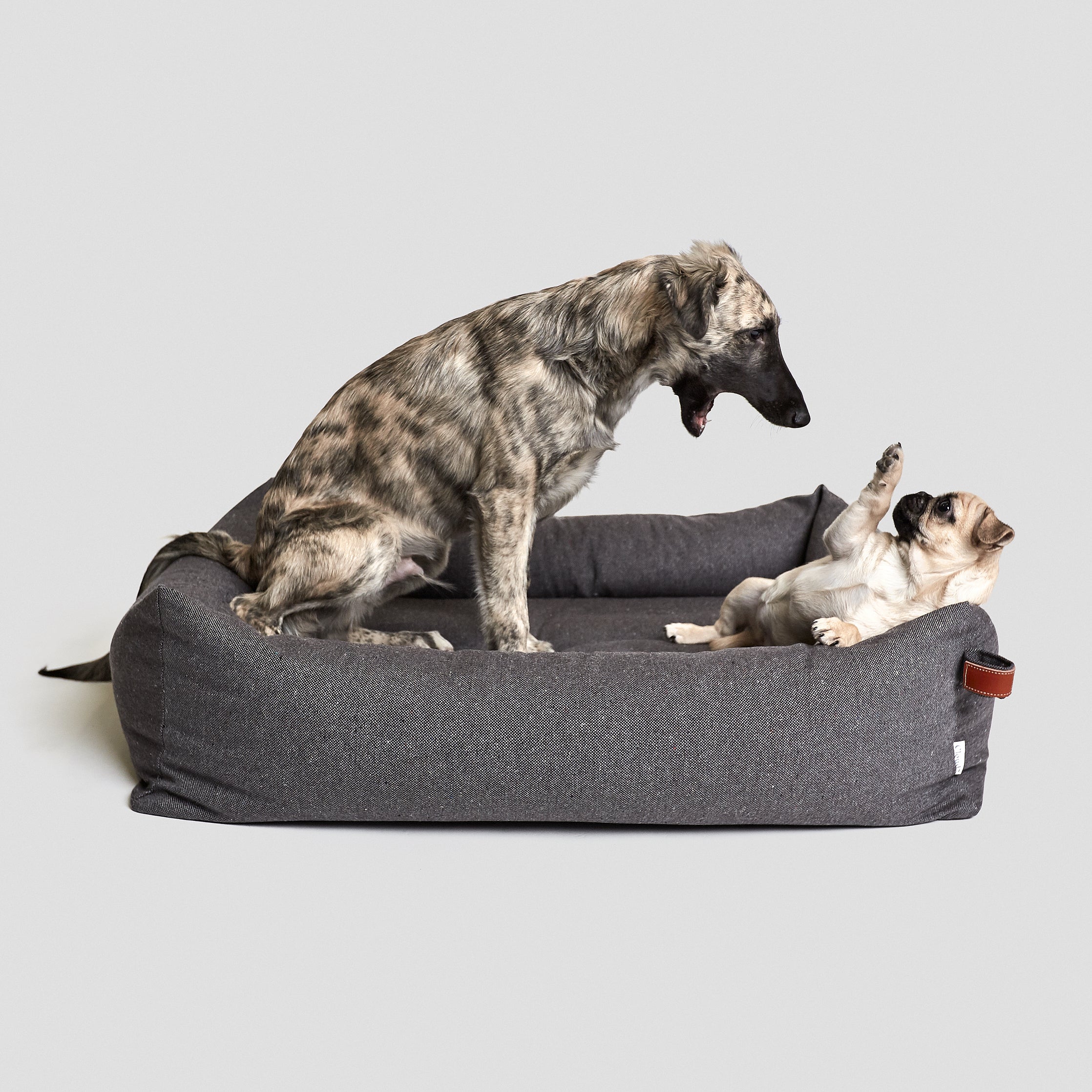 Hundebett Sleepy Deluxe Tweed Taupe
