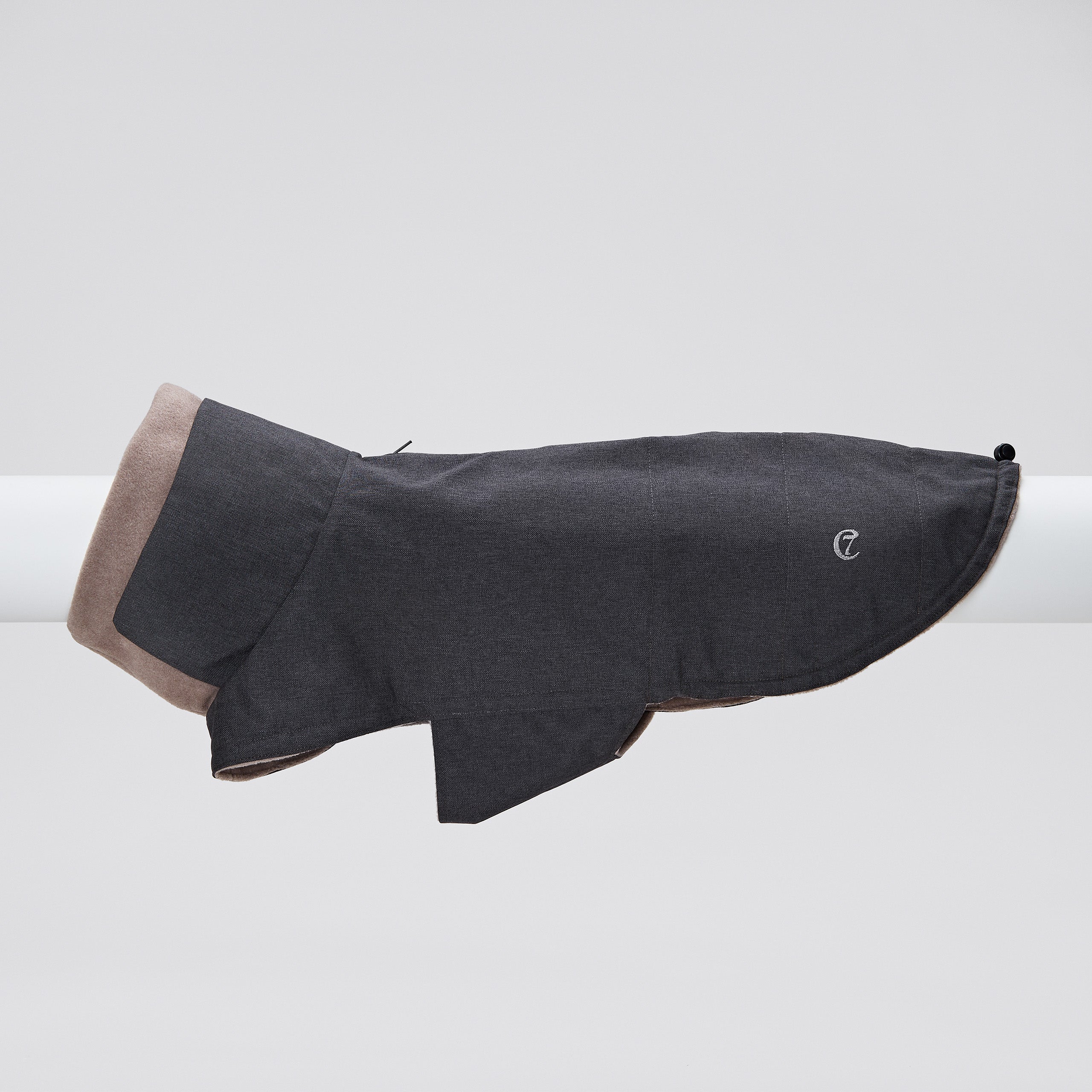 Cloud7-Dog-Coat-Brooklyn-Waterproof-Graphite