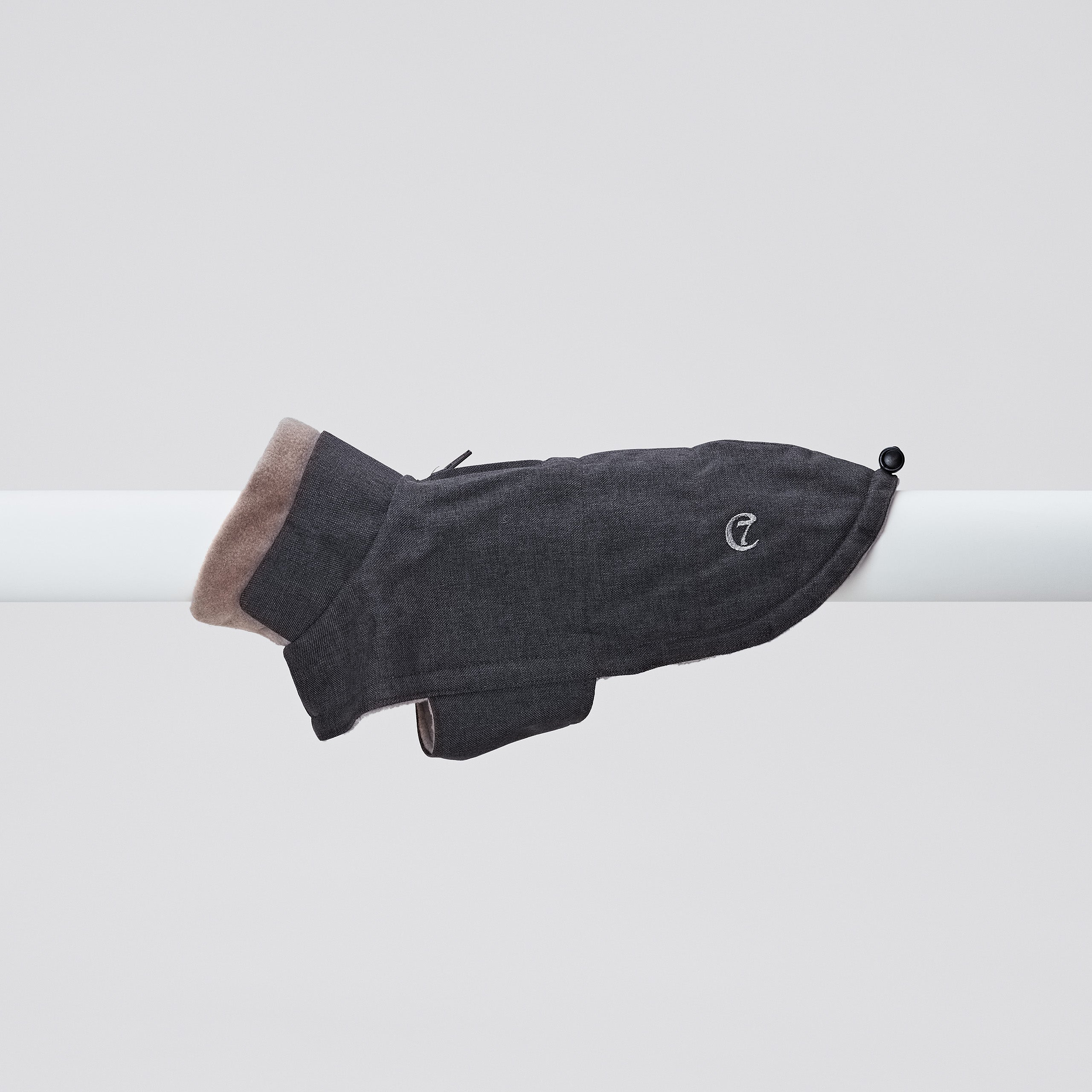 Cloud7-Dog-Coat-Brooklyn-Waterproof-Graphite