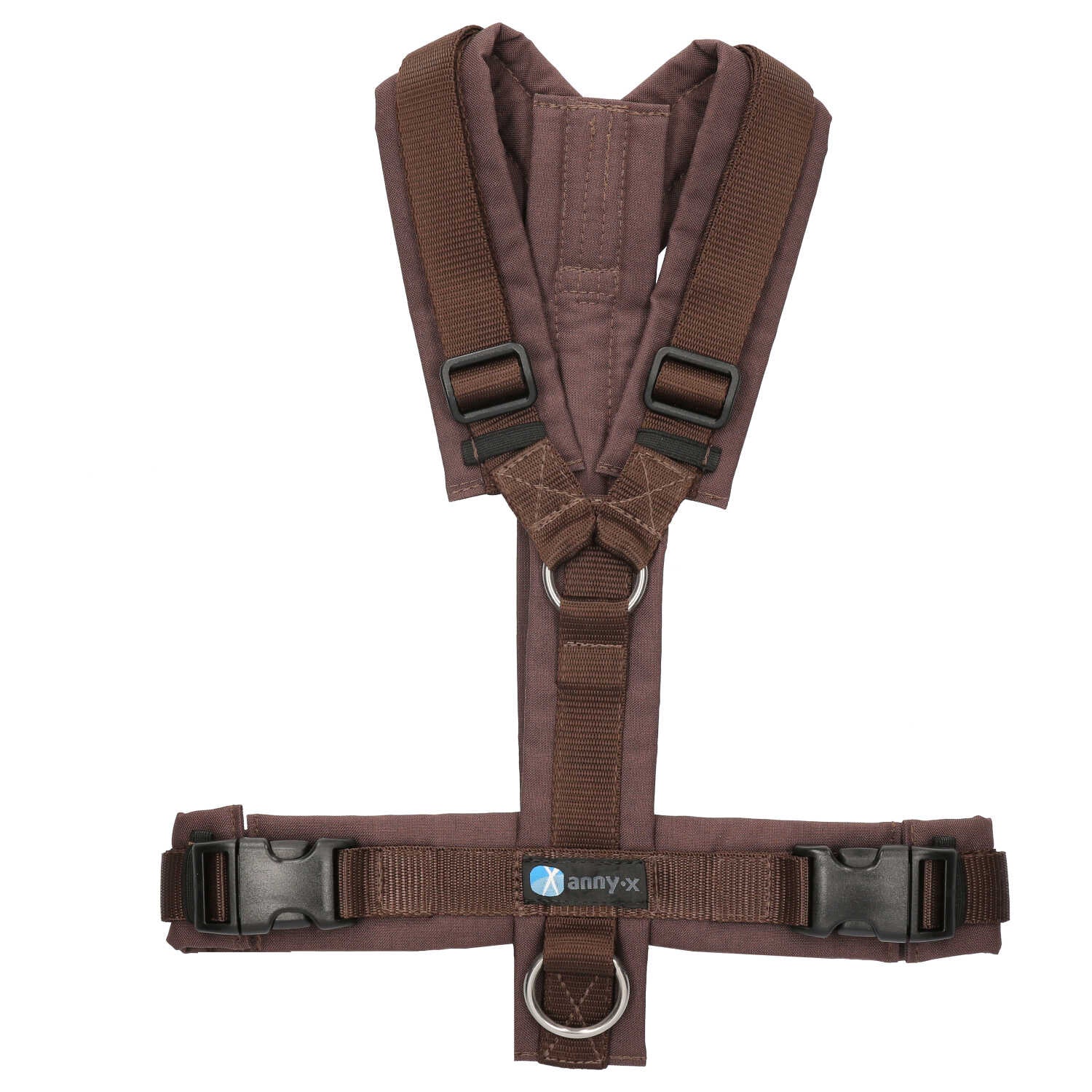 AnnyX-Hundegeschirr-Fun-Braun-Braun-Oben