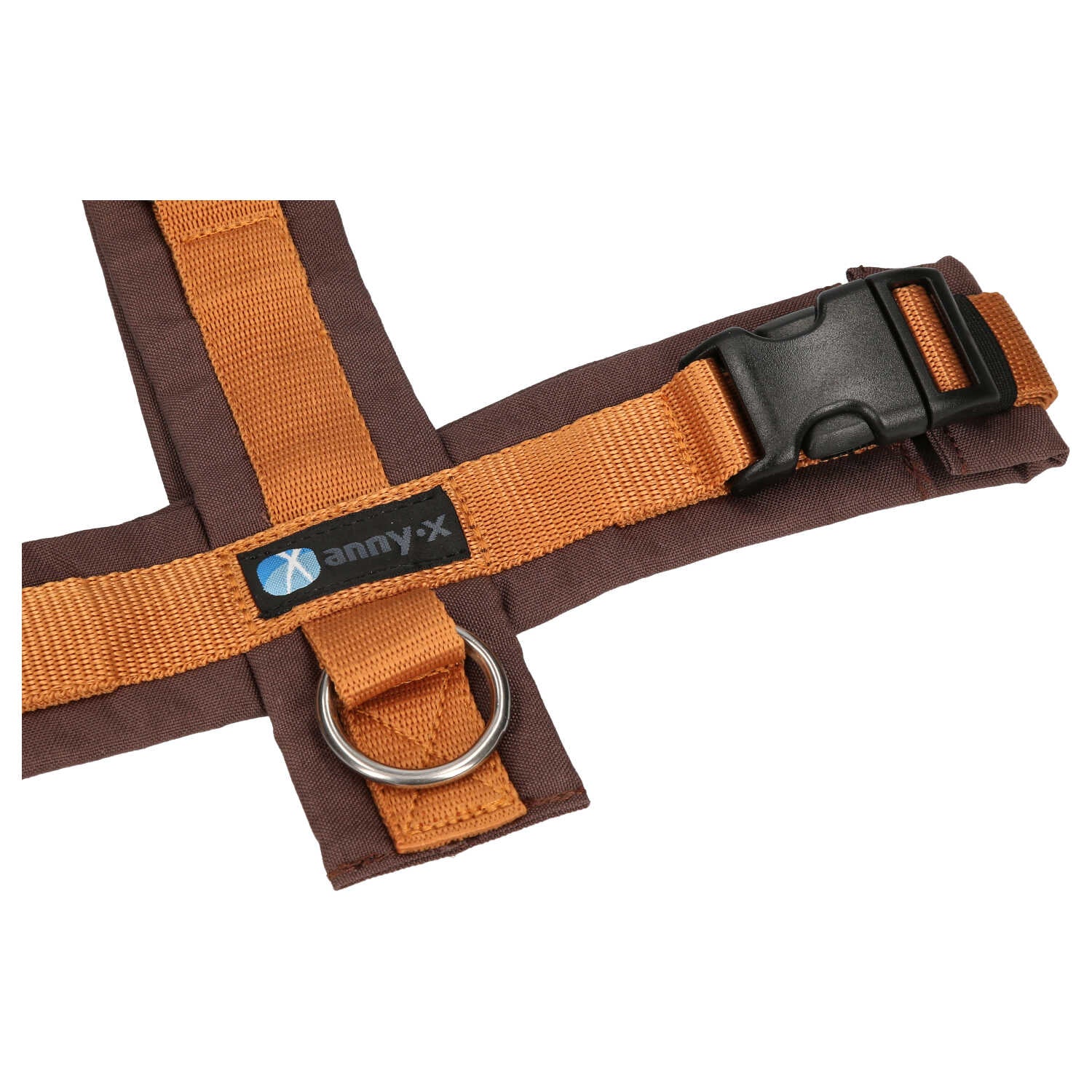 AnnyX-Hundegeschirr-Fun-Braun-Bernstein-Detail