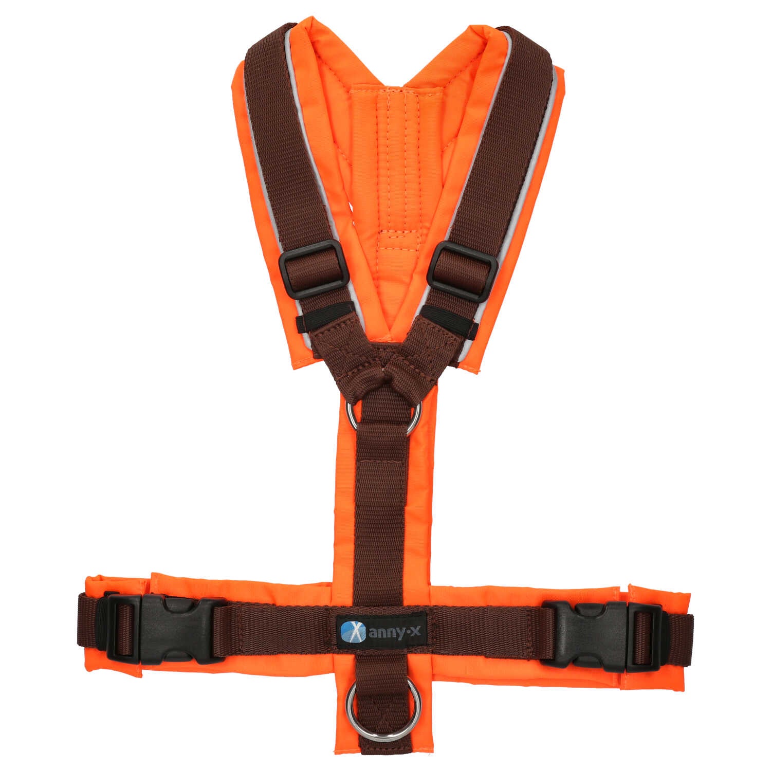 AnnyX-Hundegeschirr-Protect-leuchtgelb-orange-flach