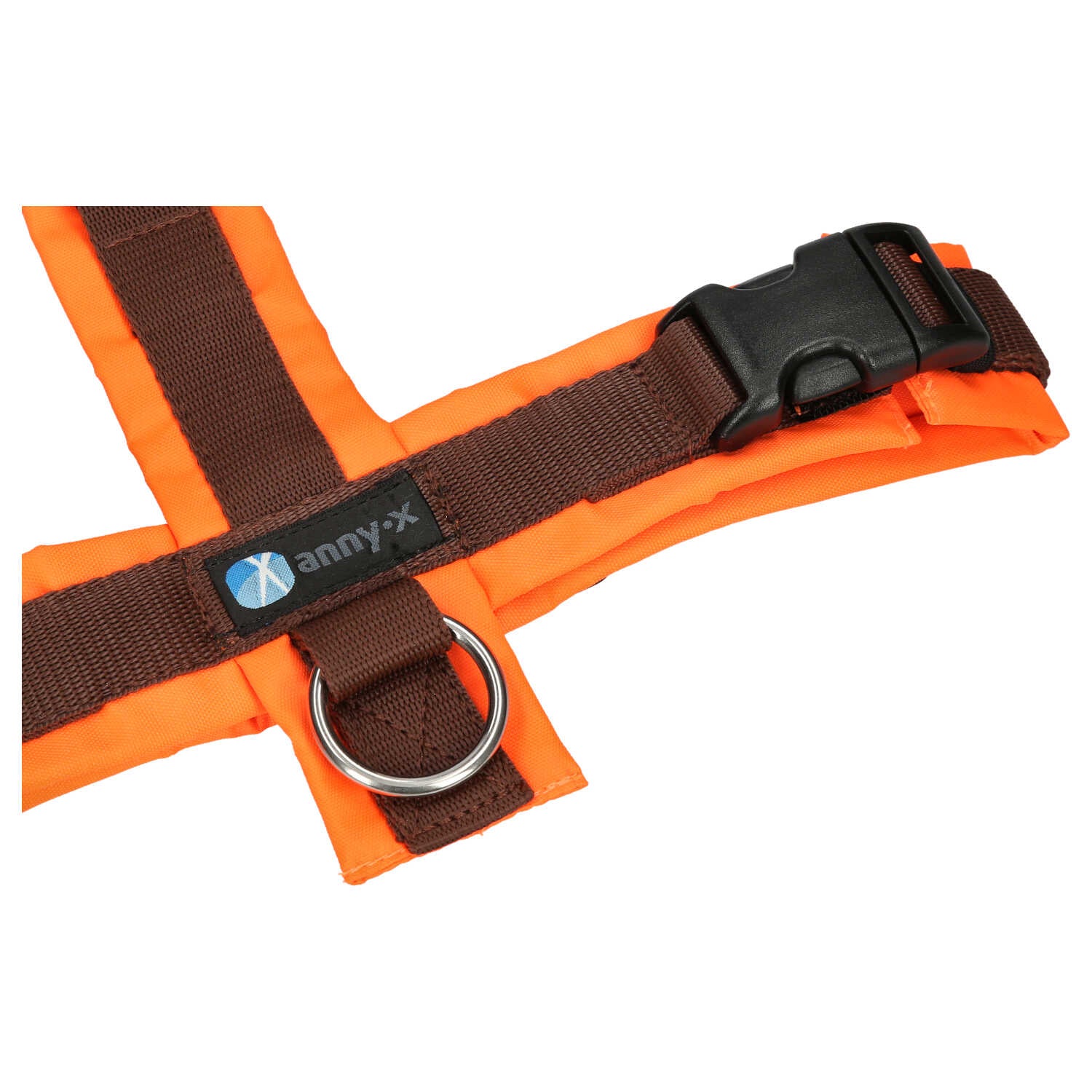 AnnyX-Hundegeschirr-Protect-leuchtgelb-orange-Detail