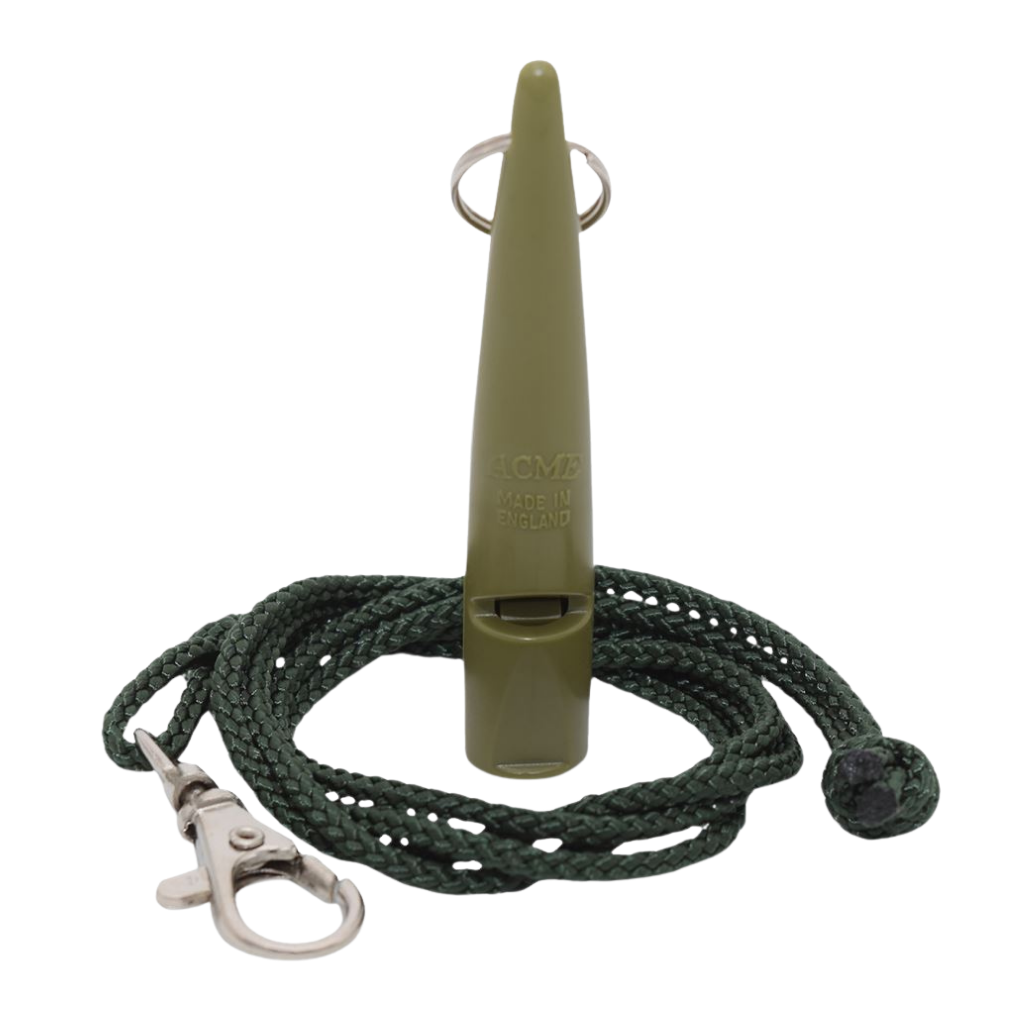 Acme-hundepfeife-no.-210-5-Olive-Pfeifenband