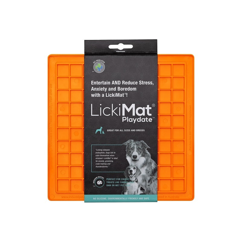 Playdate Schleckmatte Orange