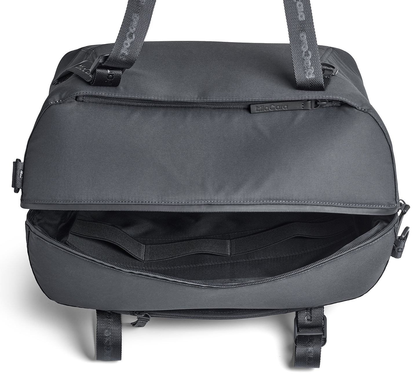 MiaCara-Vacanza-Weekender-Reisetasche-Asphalt-Detail2