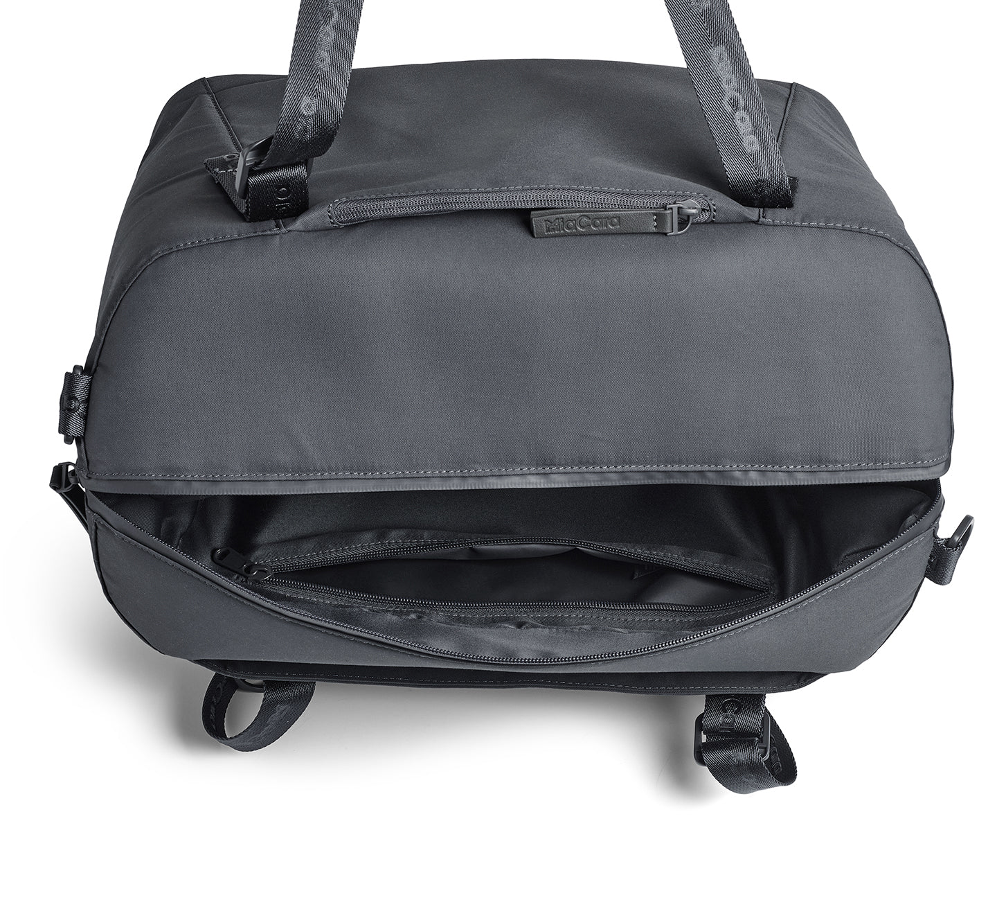 MiaCara-Vacanza-Weekender-Reisetasche-Asphalt-Fach-innen