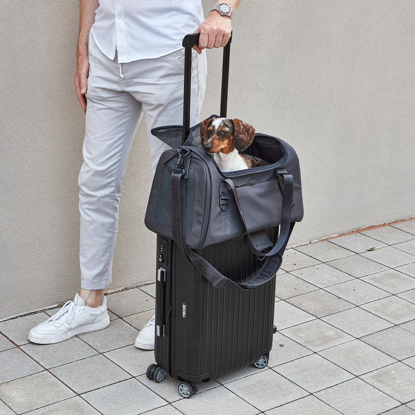 MiaCara-Flugreisetasche-Volata-Asphalt-Mood