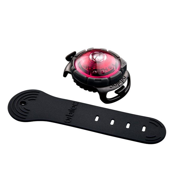 Orbiloc-Dog-Dual-Sicherheitslicht-Pink-Strap