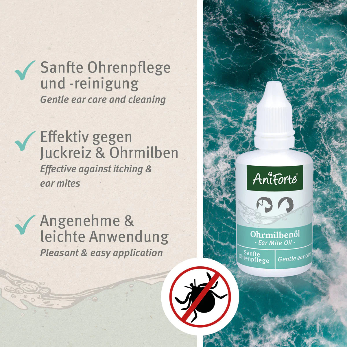 Aniforte ear deals mite oil