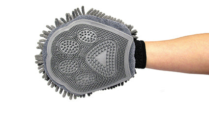 Dirty-Dog-Grooming-Mitt-grau
