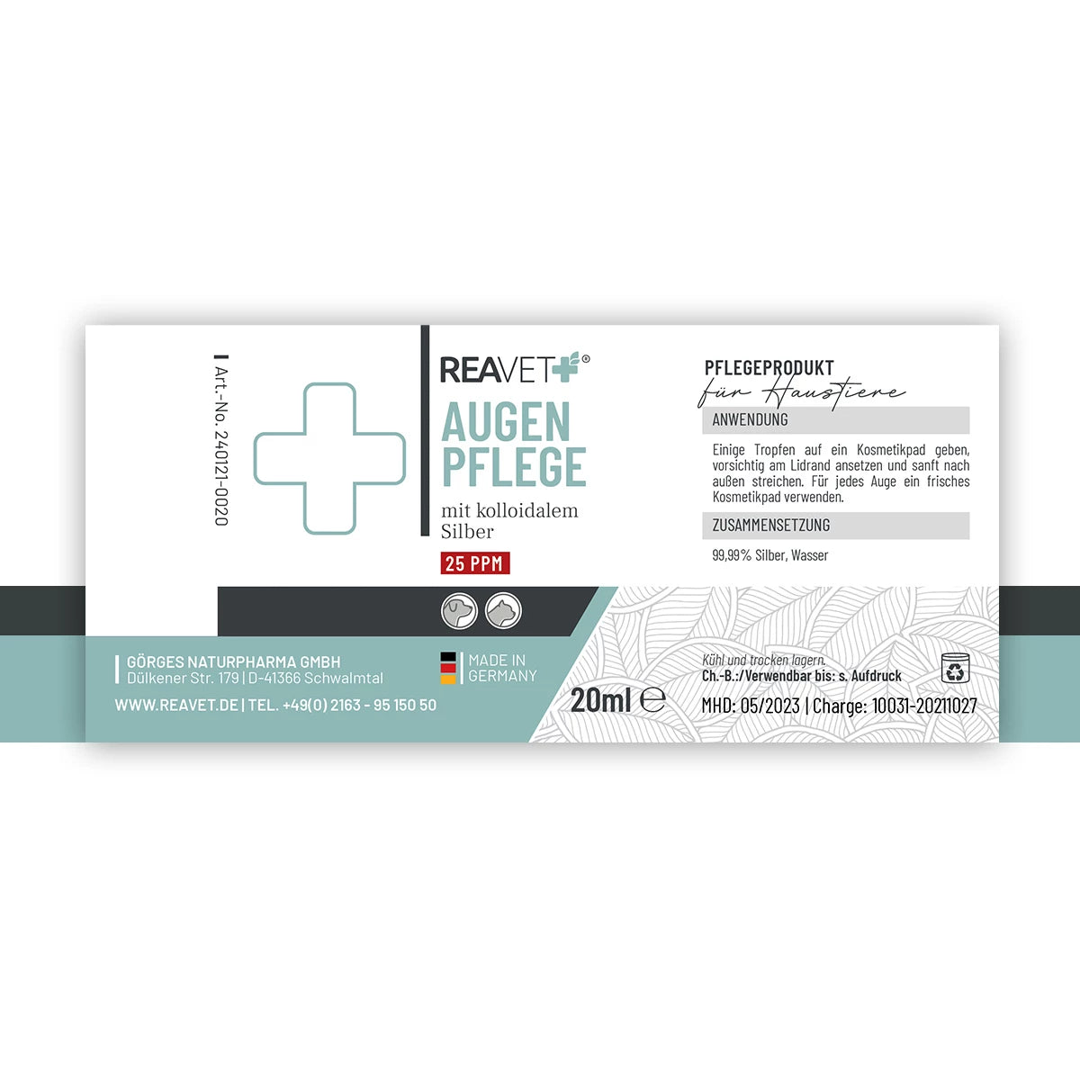 ReaVET-Augenpflege-Tropfen-kollodiales-Silber-20ml-Etikett