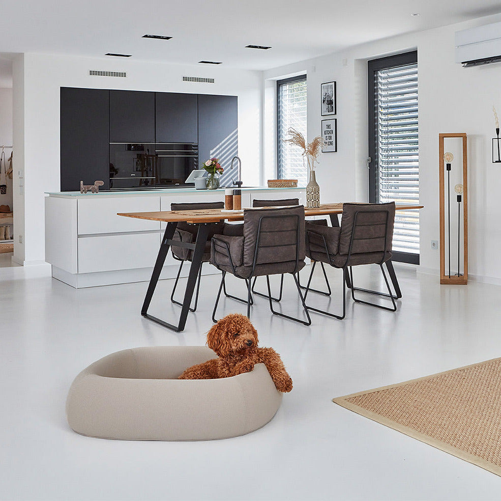 MiaCara-Hundebett-Barca-Taupe-Mood