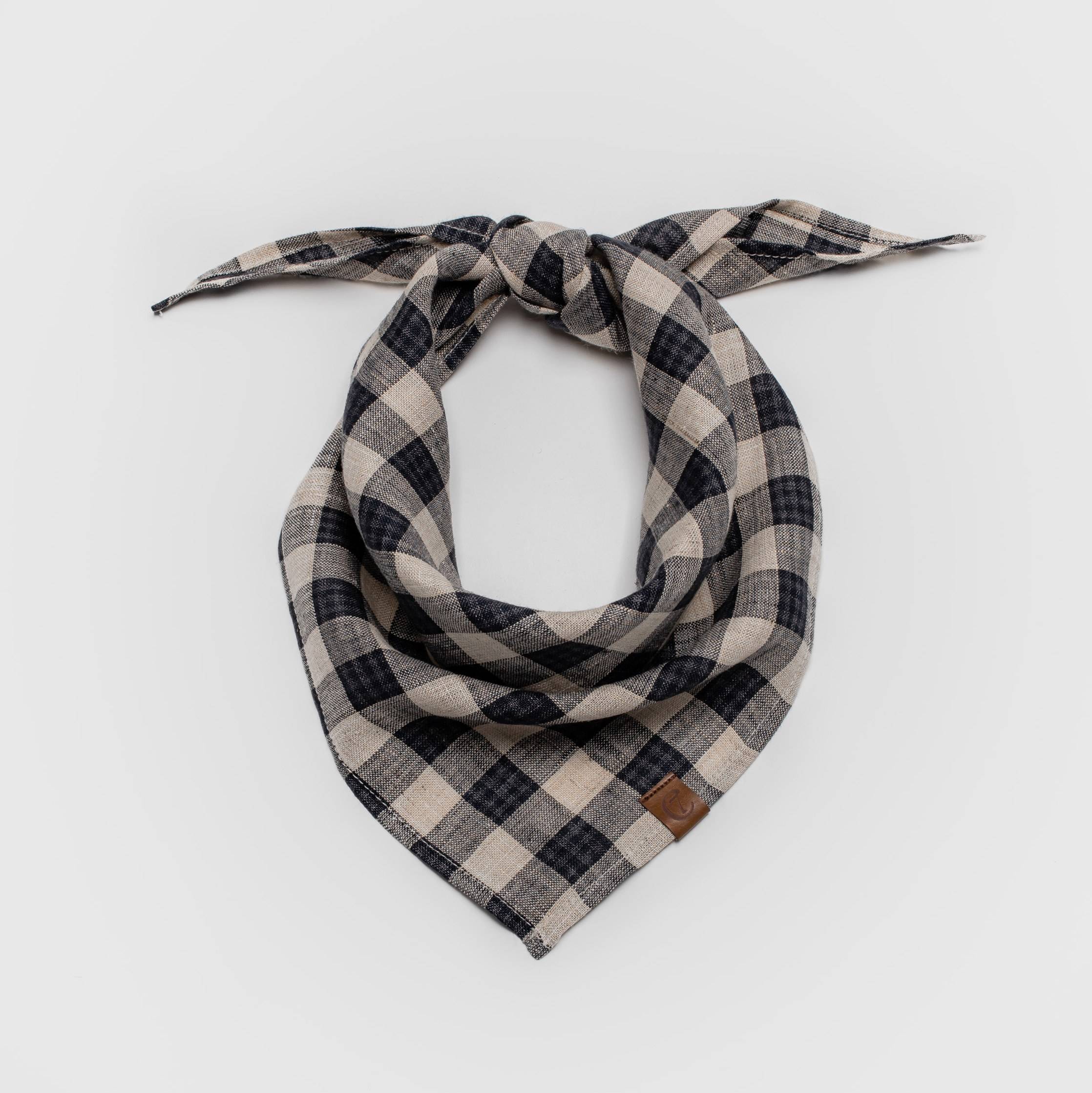 Cloud7-Hundebandana-Hundehalstuch-Dark-Blue-Beige
