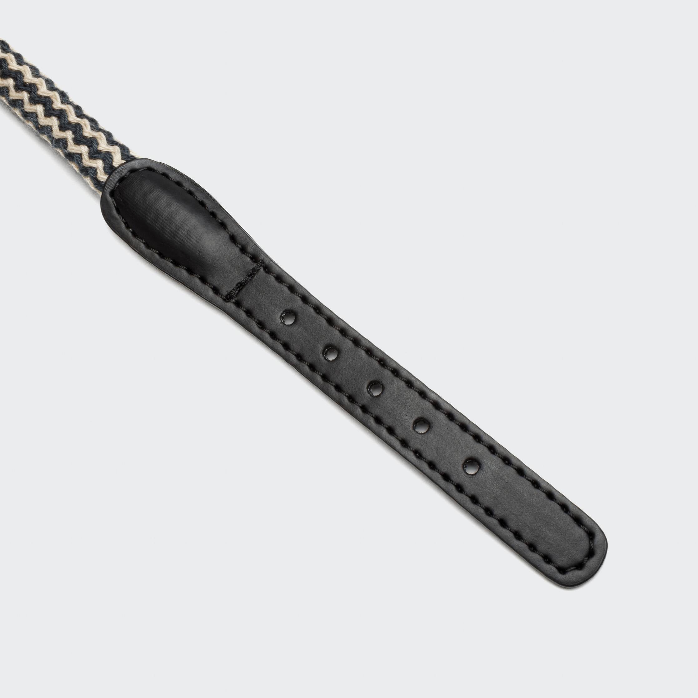 Cloud7-HUndehalsband-Mauerpark-Zickzack-Schwarz-Detail