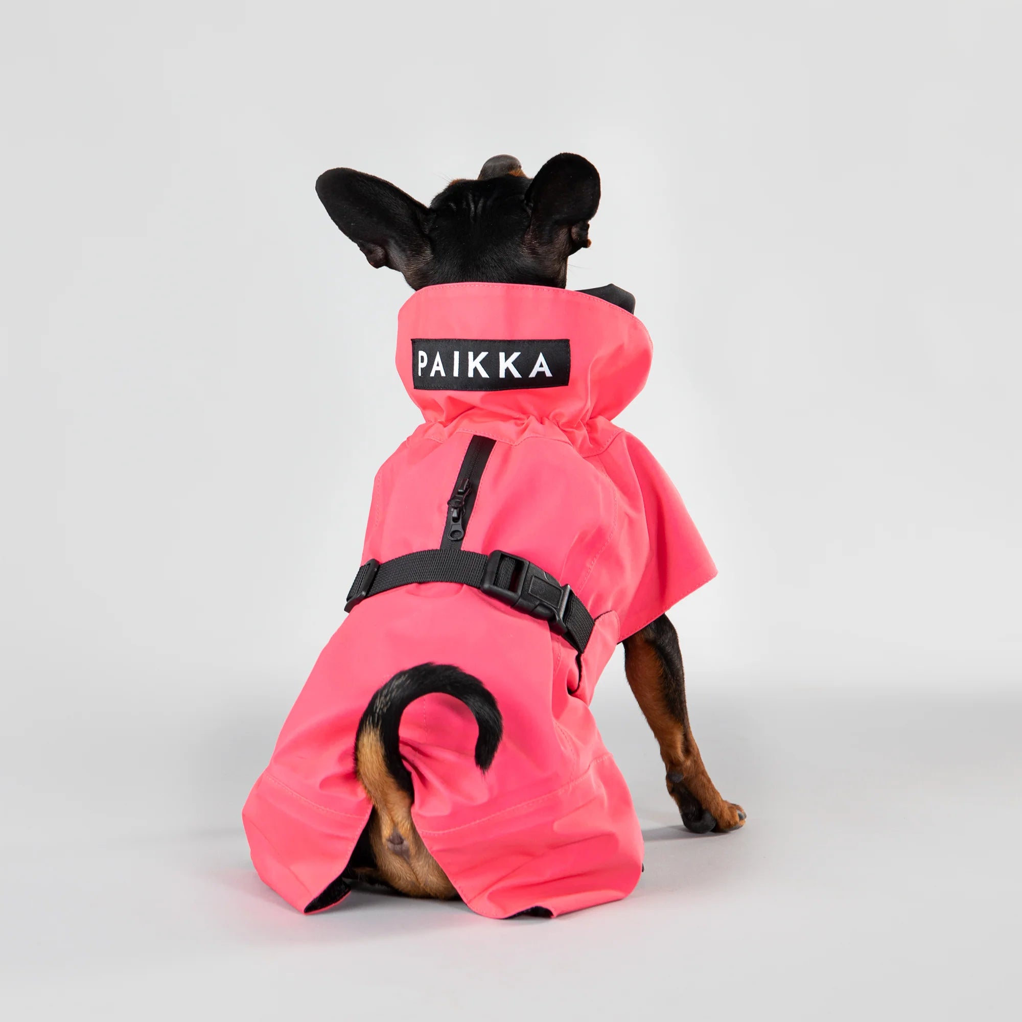 Paikka-Visibility-Raincoat-Lite-Hot-Pink-Rückseite