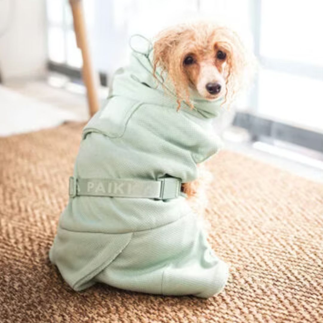 Hundebademantel Drying Coat 2Go Salbei