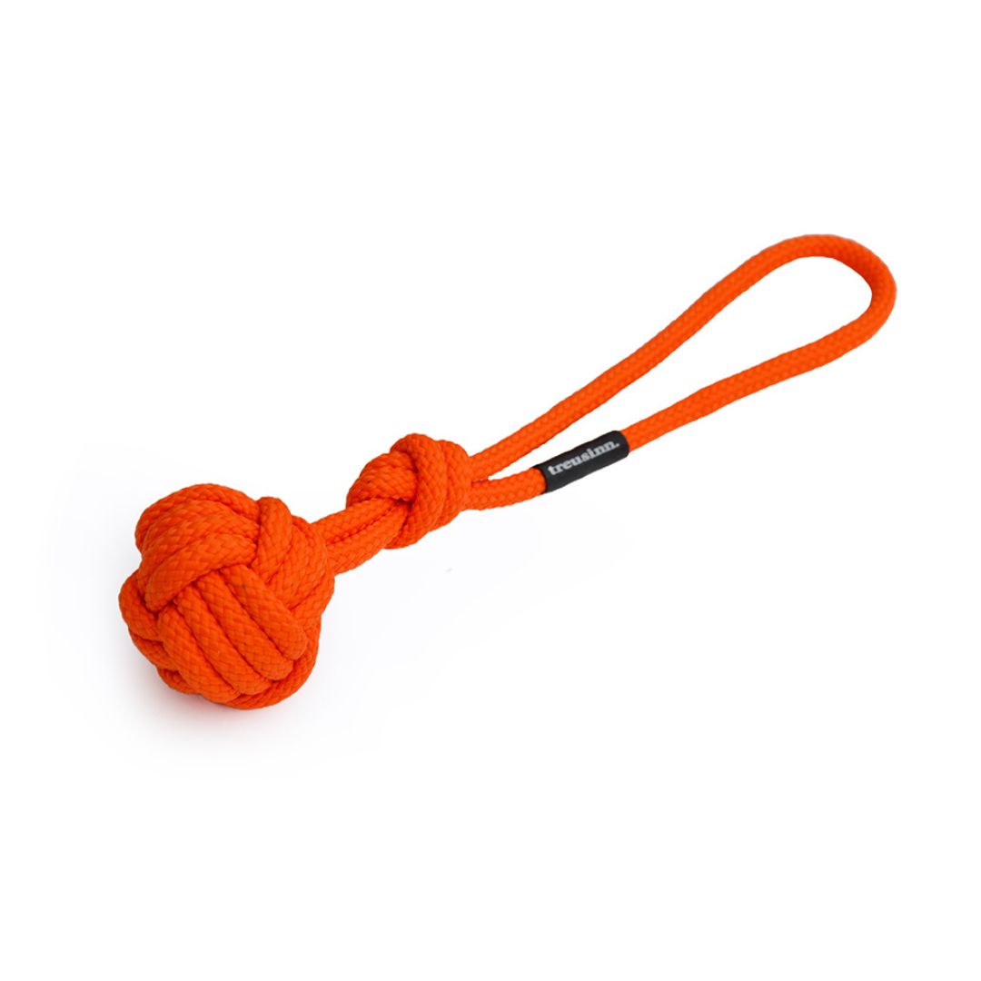 Treusinn-Hundespielzeug-Bolly-Orange-S