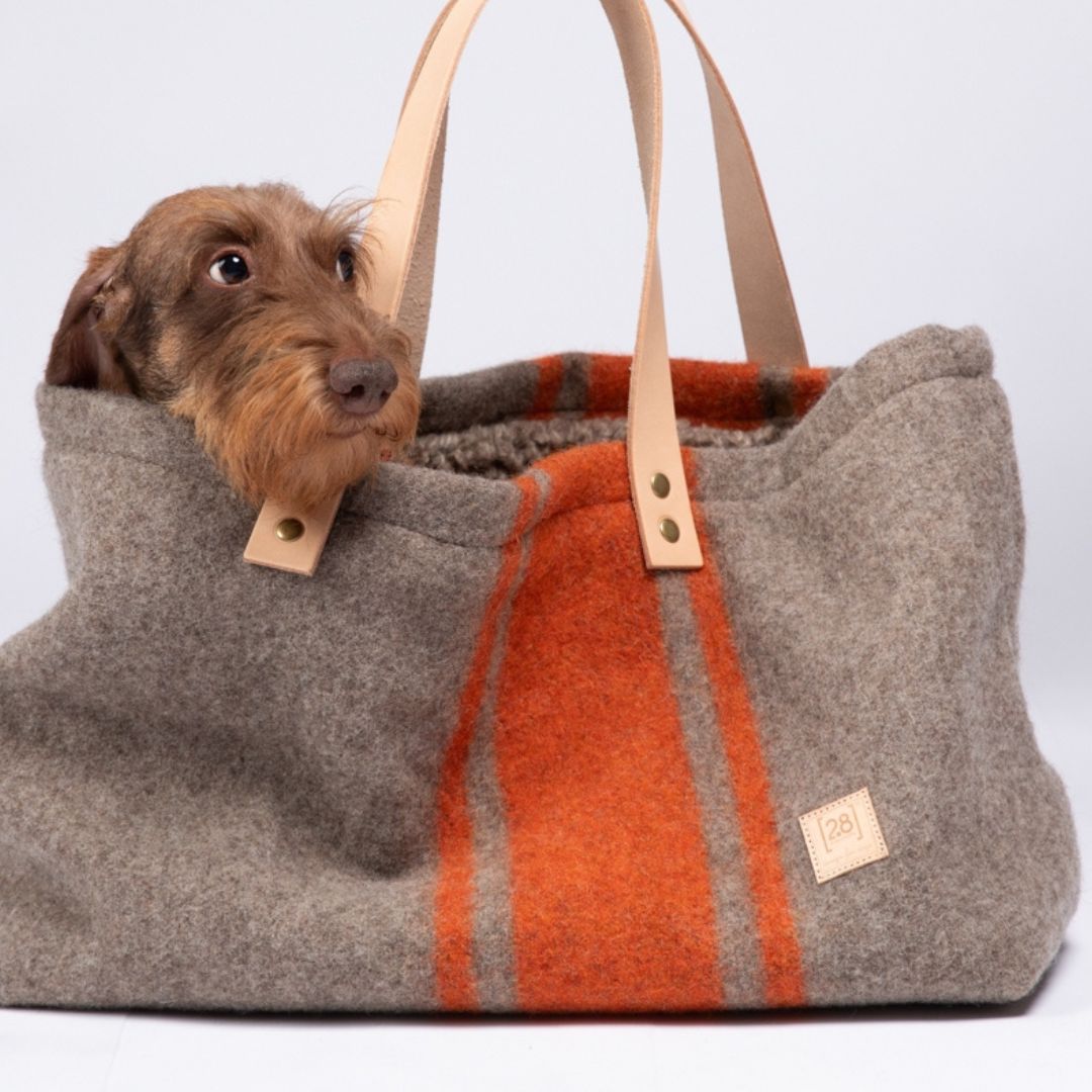 2.8-duepuntootto-Hundetragetasche-Handtasche-INGE-recycelte-Wolle-Natur-Orange-Hund3