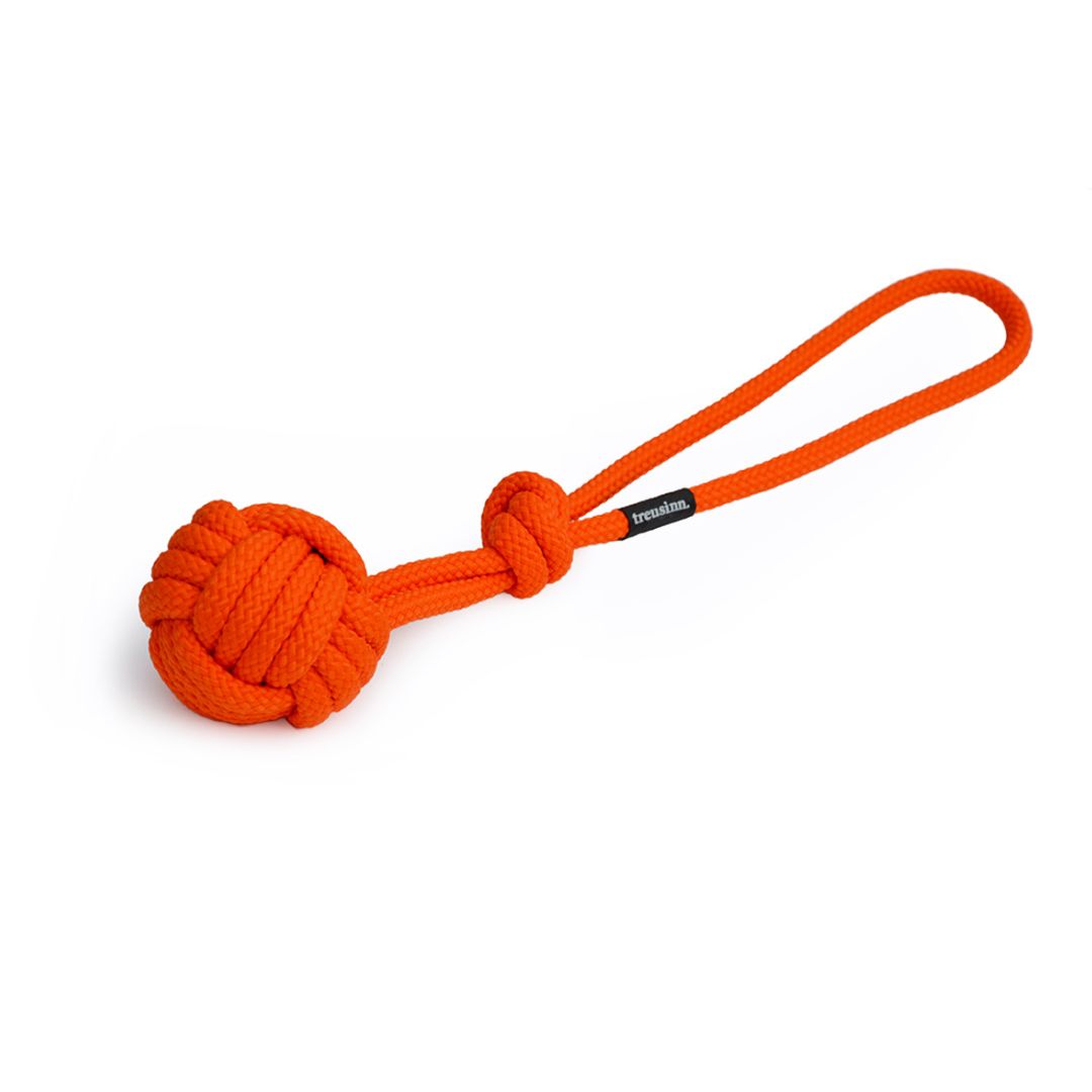 Treusinn-Hundespielzeug-Bolly-Orange-M