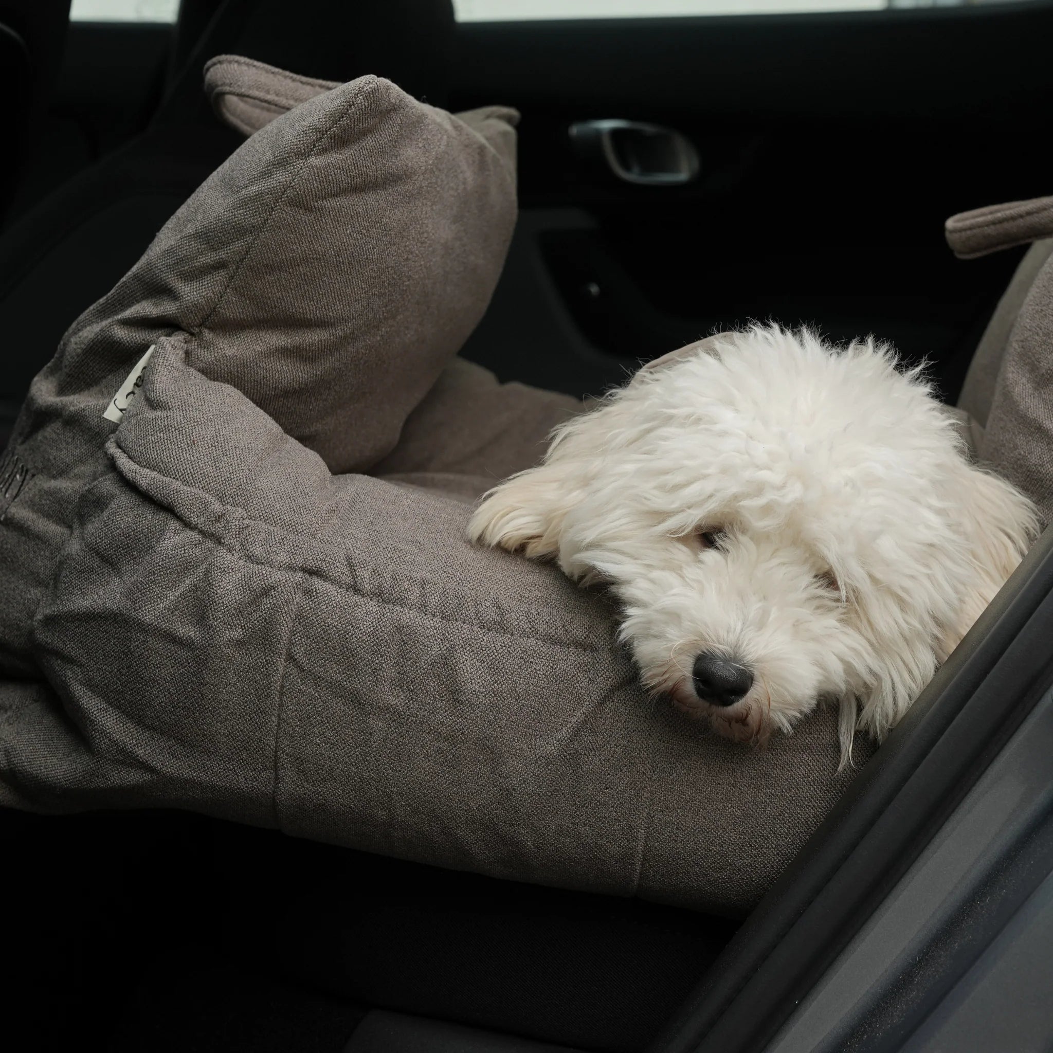 Hundeautositz Lara Taupe 2.0