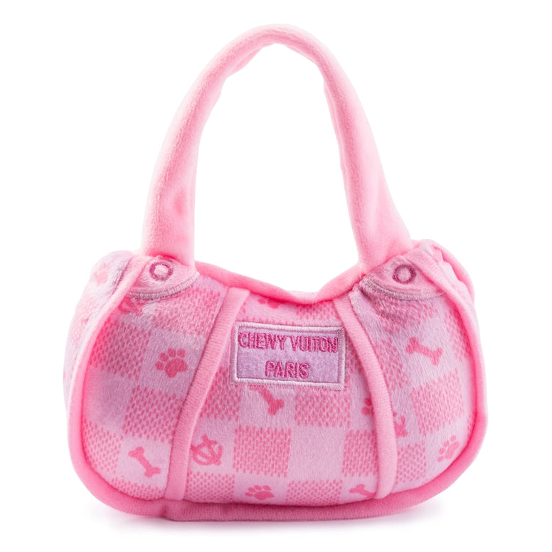 Chewy-Vuiton-Pink-Checker-Handtasche-S