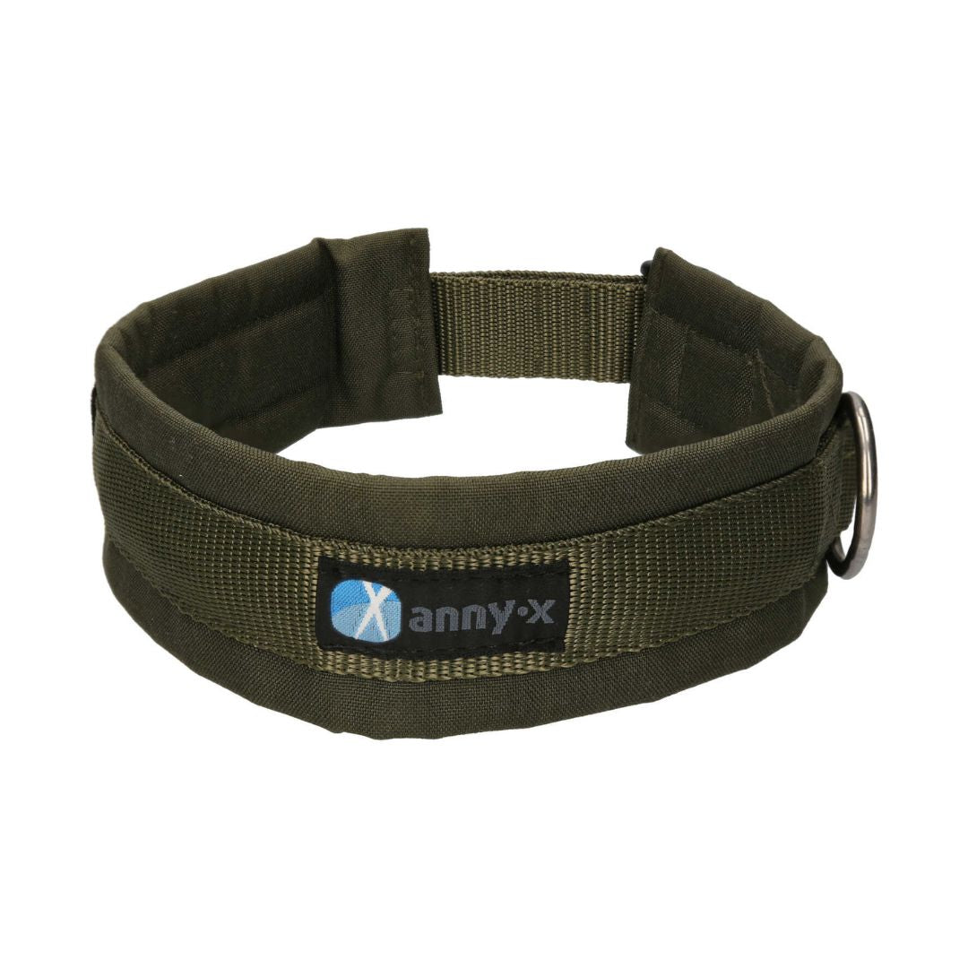 AnnyX-Hundehalsband-Fun-Oliv-Oliv