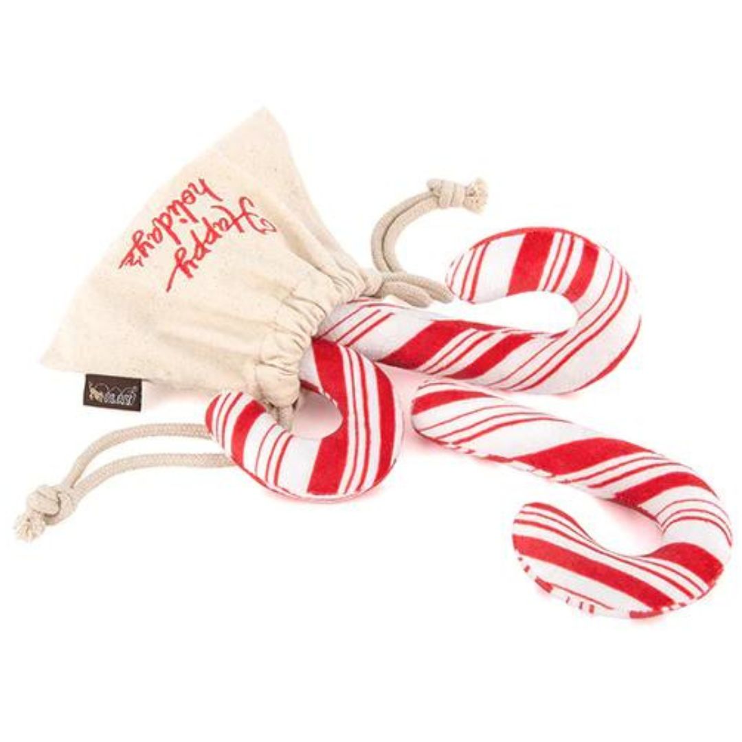 PLAY-Hundespielzeug-Candy-Canes-liegend