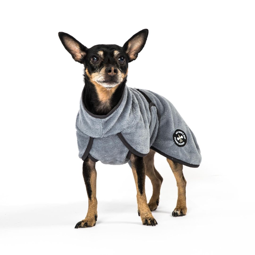 My-Dogs-Suit-Hundebademantel-Hundeschlafmantel-Fluffy-Grey-Pinscher