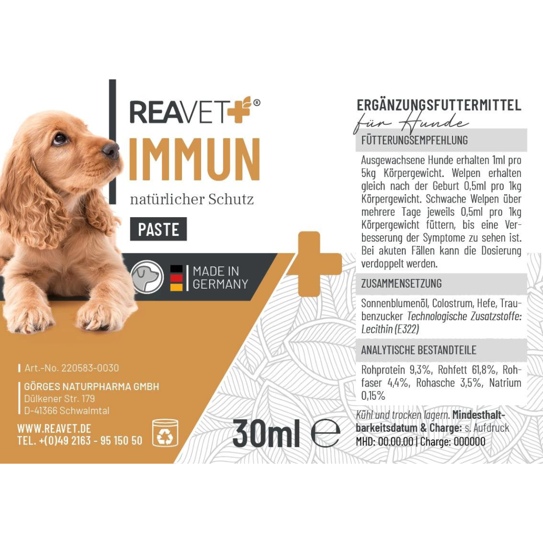 ReaVet-Immun-Abwehr-Paste-30ml-Etikett