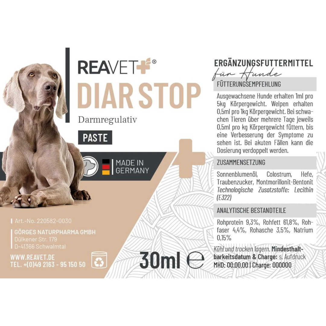 ReaVet-Diar-Stop-Darmregulativ-Paste-Etikett