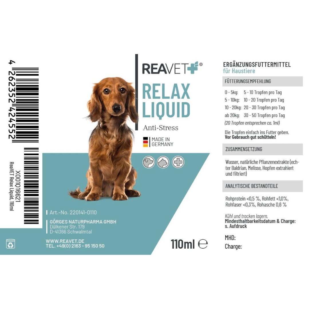 ReaVET-Relax-Liquid-110ml-Etikett