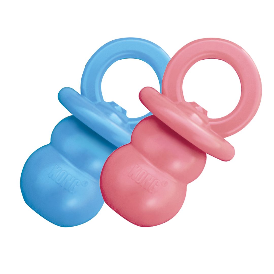 Kong-Puppy-Binkie-Rosa-Hellblau