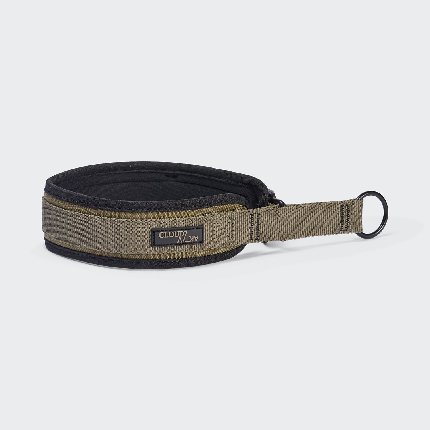 Cloud7-C1-Zugstopp-Halsband-AKTIV-Olive