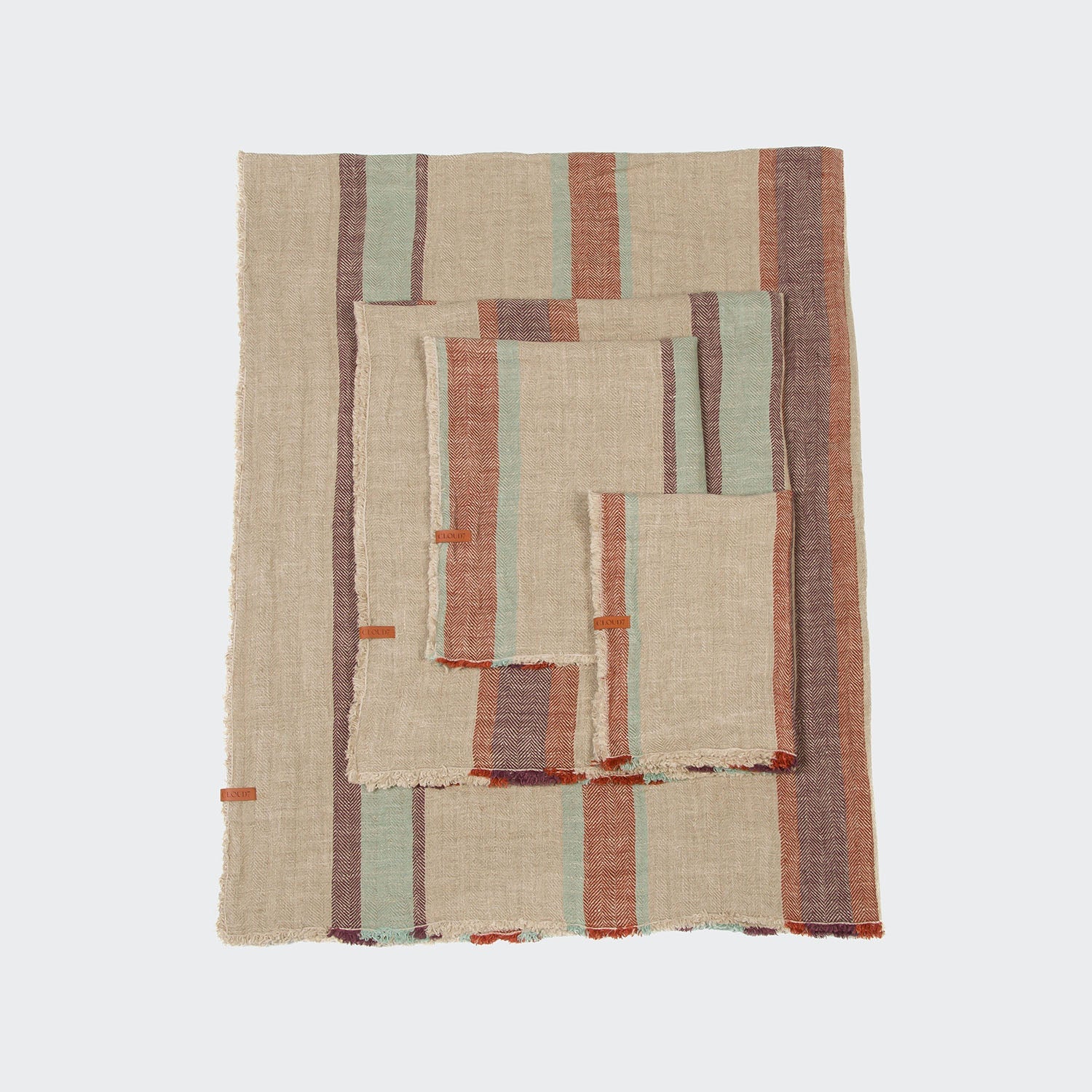 Hundedecke Linen Stripes