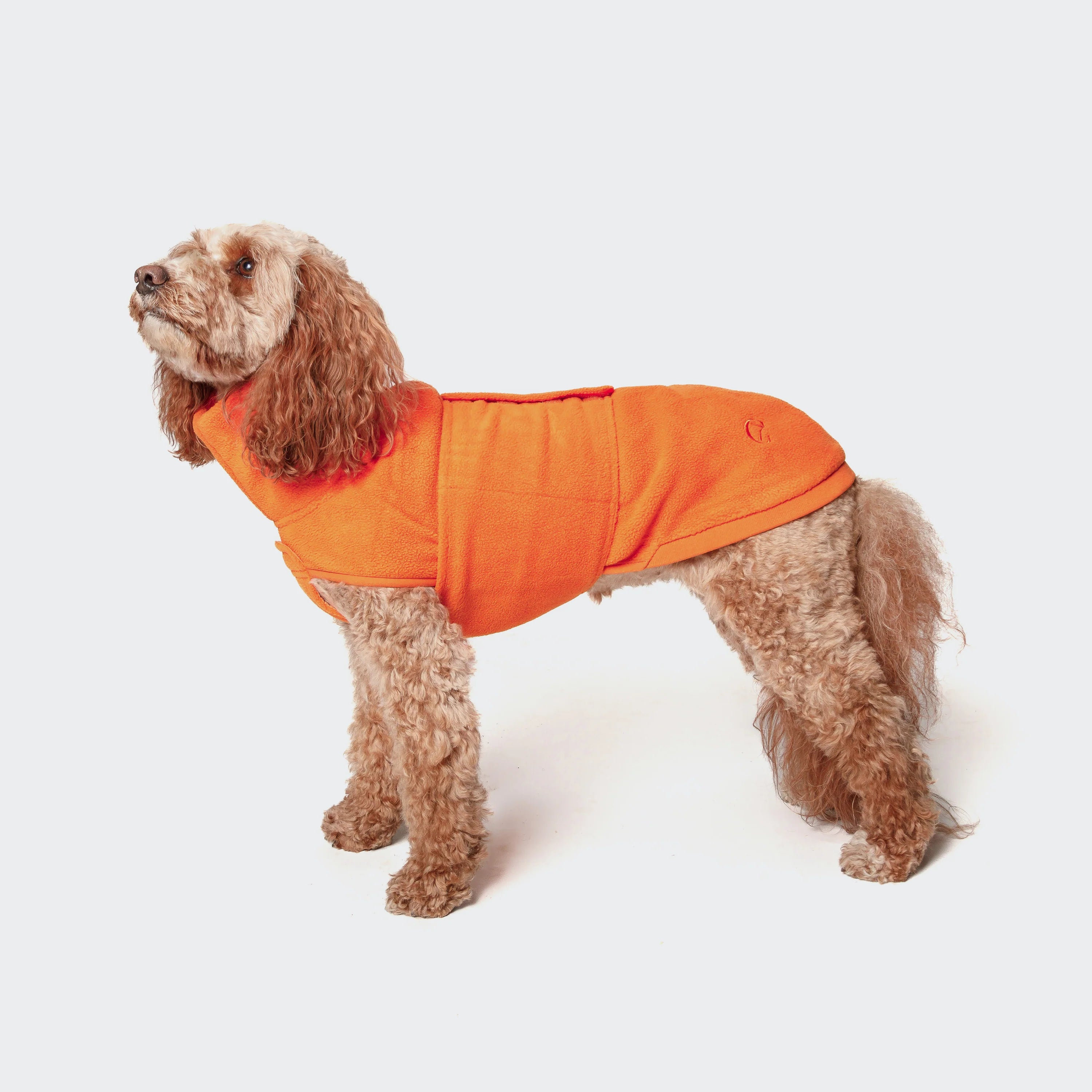 Hundepullover Fleece Derby Orange