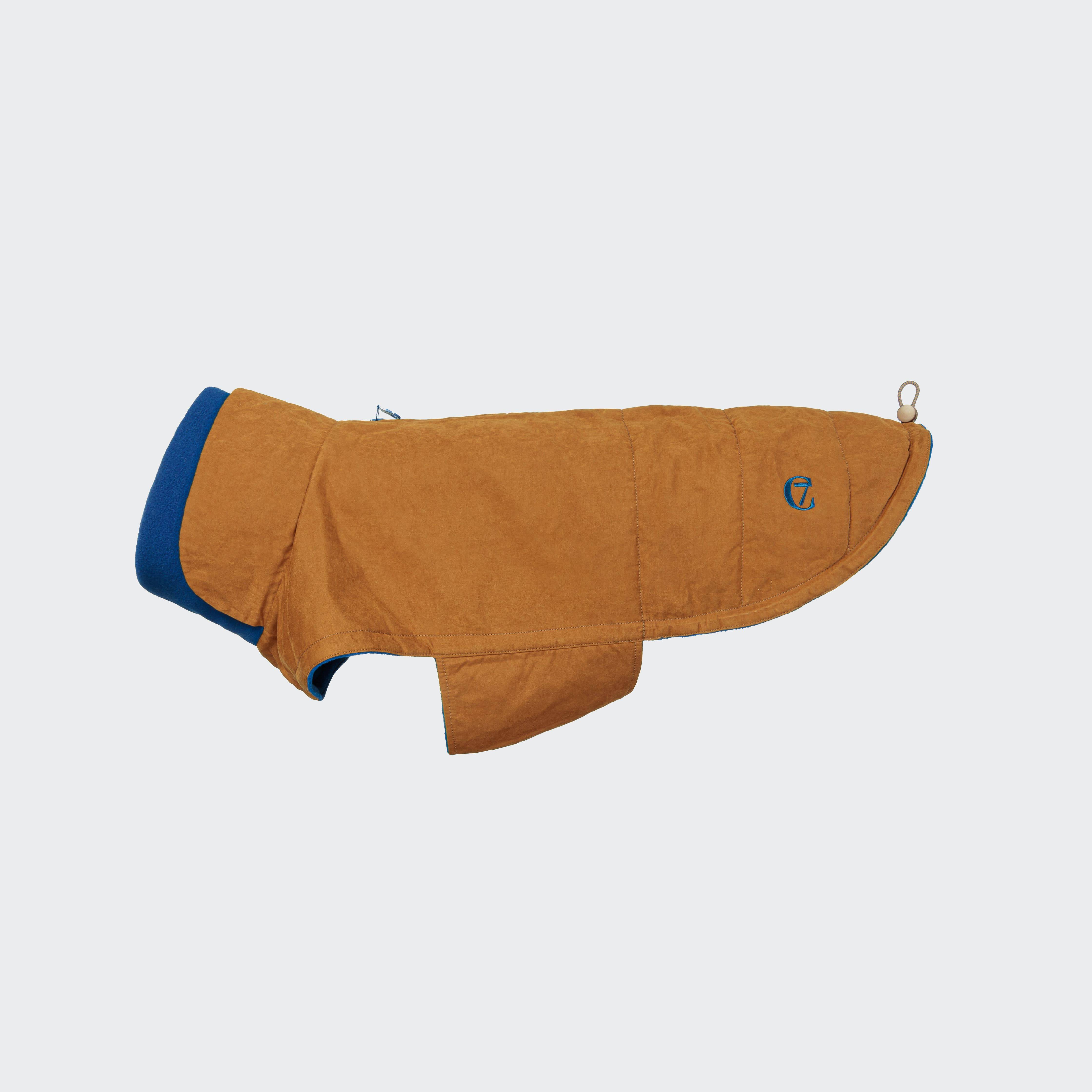 Cloud7-Hundewintermantel-Brooklyn-Waxed-Cotton-Curry