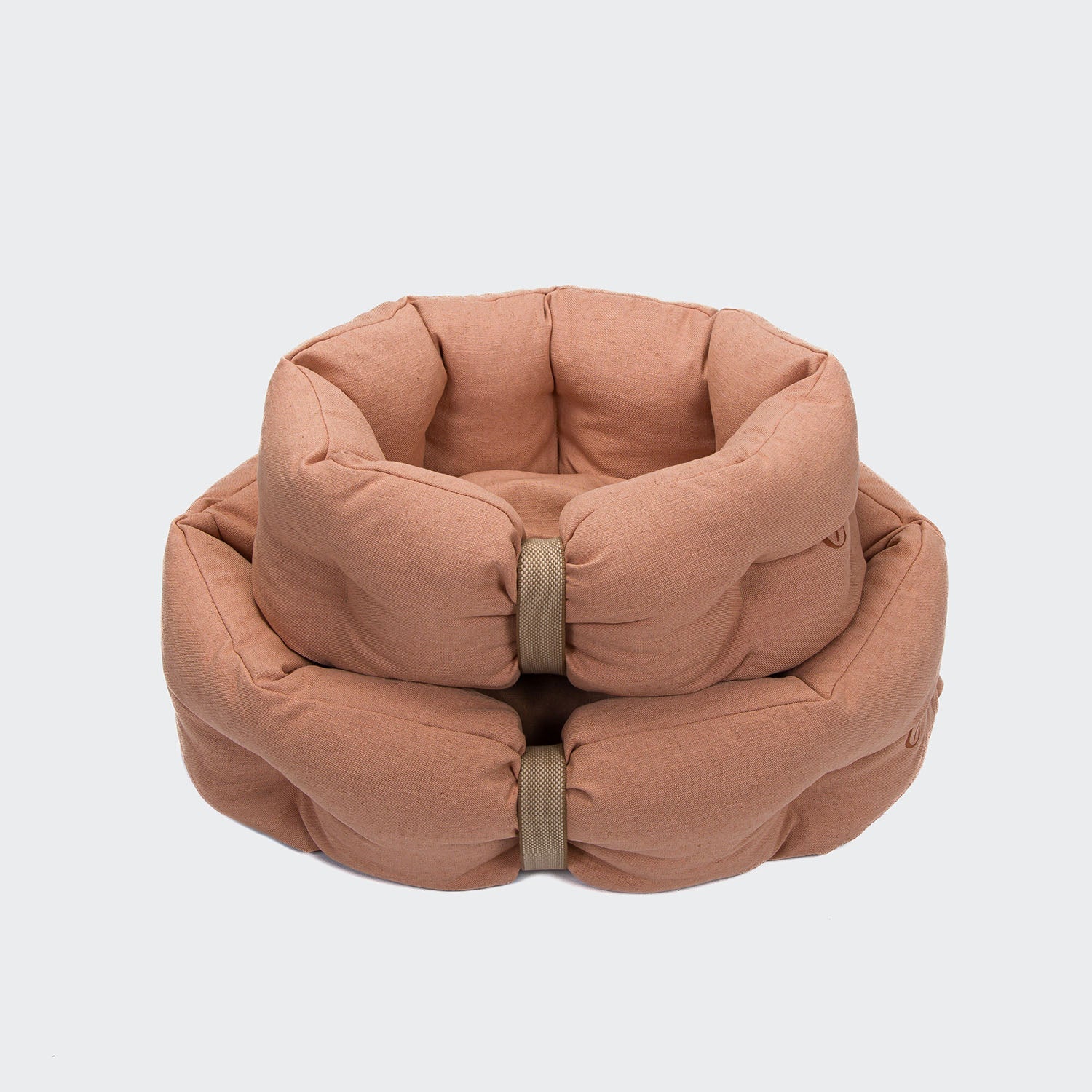 Cloud7-LTTL-Hundebett-Snoozy-Linen-Mix-Dusty-Rose-Größen