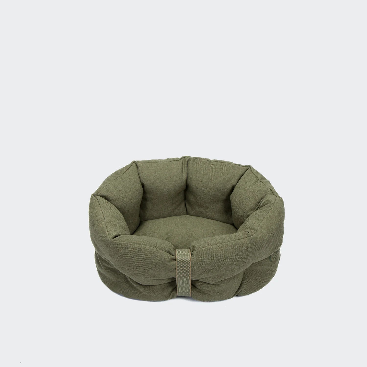 Cloud7-LTTL-Hundebett-Snoozy-Linen-Mix-Moss-S