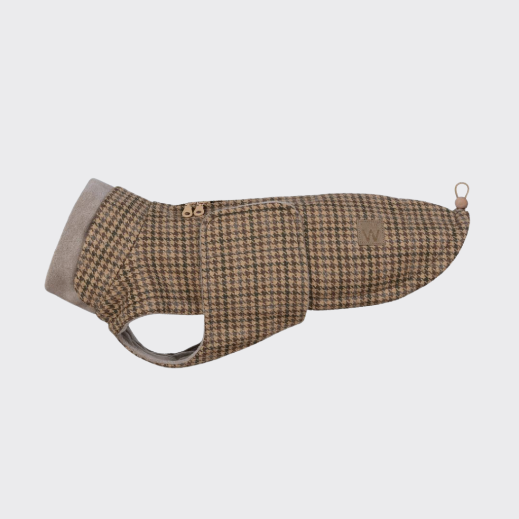 Cloud7xWoofstuff-Hundemantel-Brooklyn-Hahnentritt